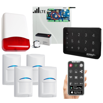SYSTEM ALARMOWY ROPAM NeoLTE-IP-PS-SET 4x BOSCH TK-4B POWIADOMIENIE GSM